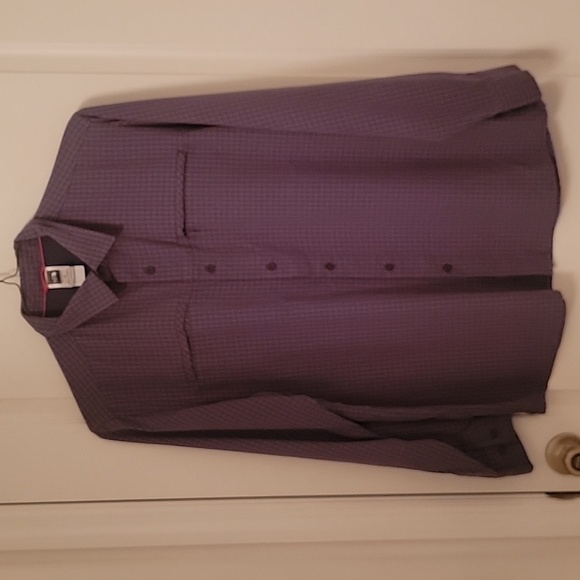 The North Face, Size L Gray Plaid Button Down Hiking Outdoor Shirt. Long Sleeve - Picture 1 of 10